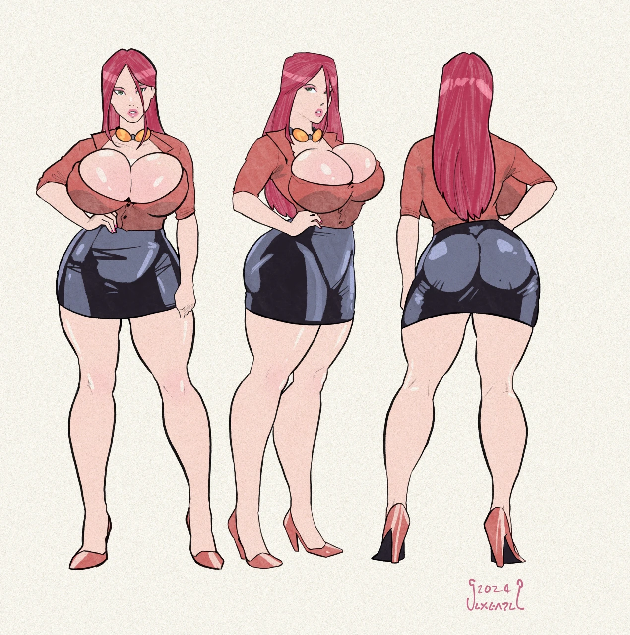 sarah-and-dr-evelyn-frankestein-commission